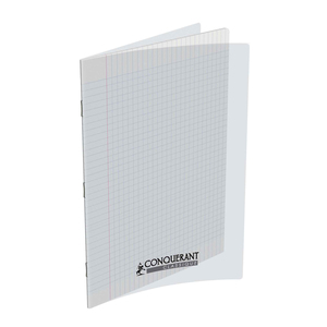 Cahier 21x29.7 - 90g - 96 pages - reliure piquée - couverture plastique - incolore